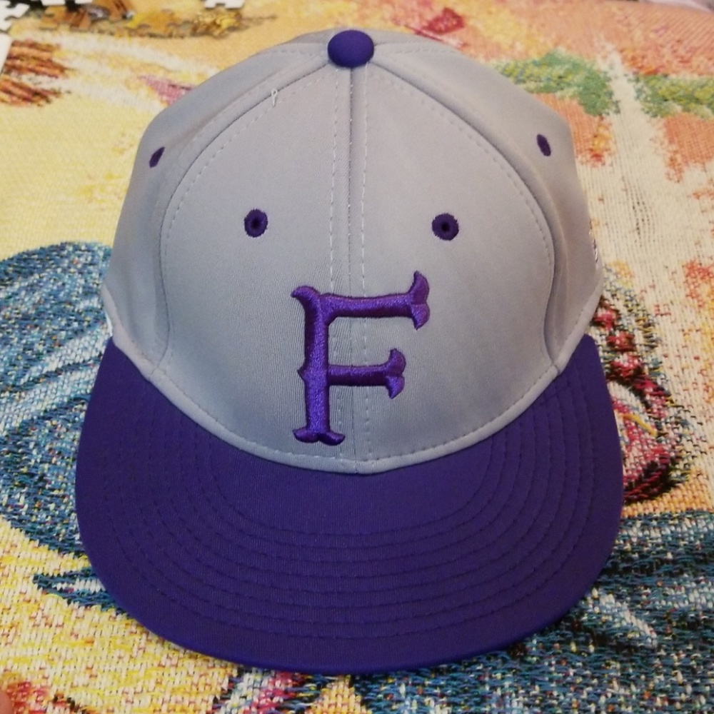 F baseball hat. "The game"